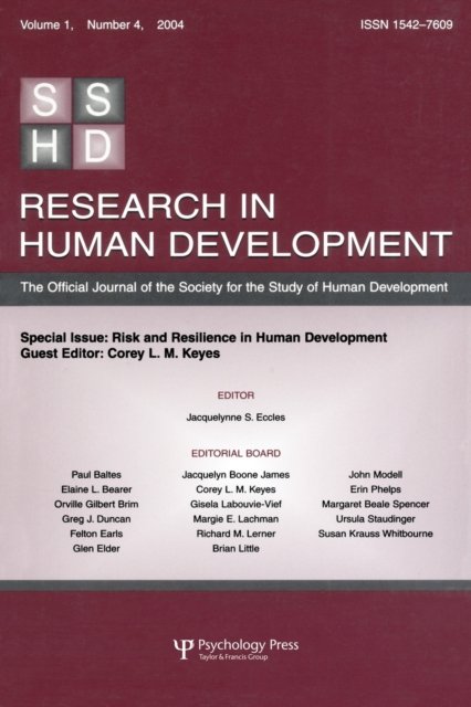 Risk And Resilience In Human Development