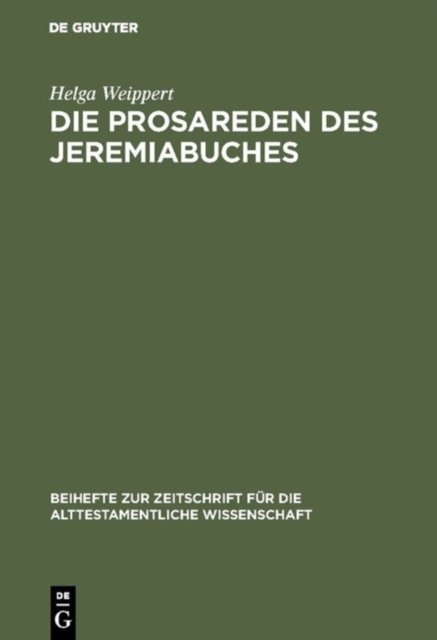 Prosareden des Jeremiabuches