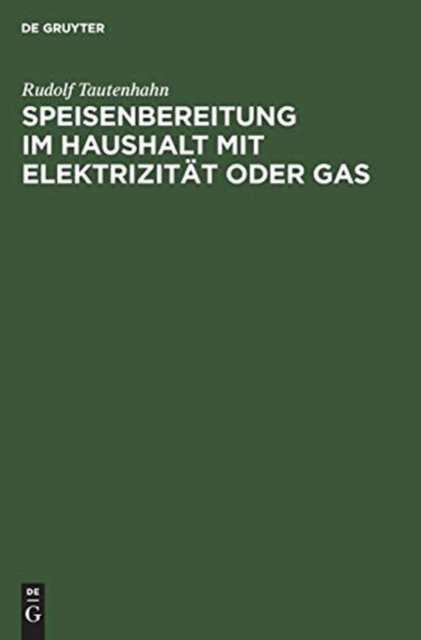 Speisenbereitung Im Haushalt Mit Elektrizitat Oder Gas