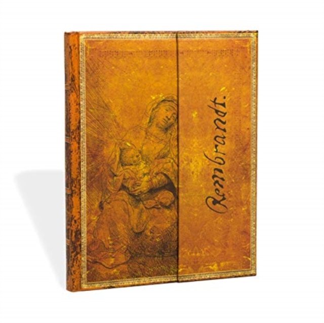 Rembrandt, Virgin and Child (Embellished Manuscripts Collection) Ultra Lined Hardcover Journal (Wrap Closure)