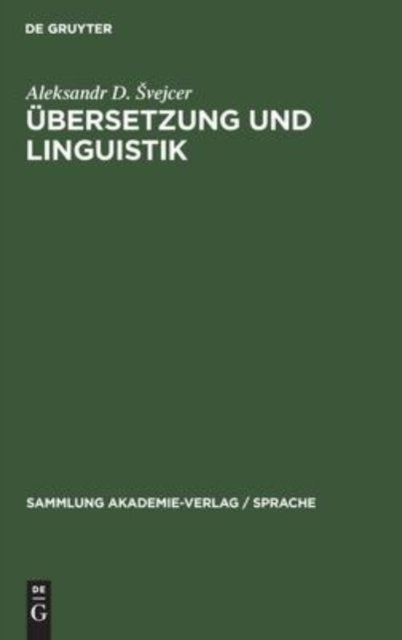 Ubersetzung Und Linguistik
