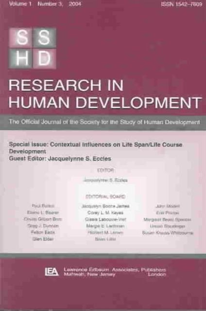 Contextual Influences on Life Span/life Course