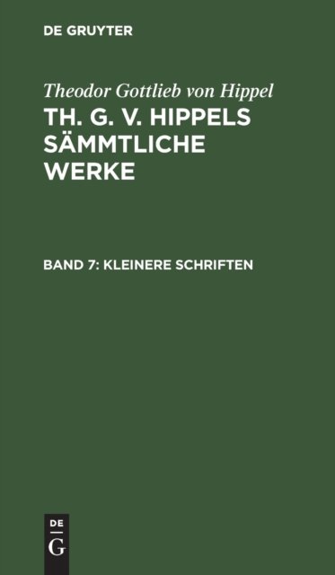Kleinere Schriften