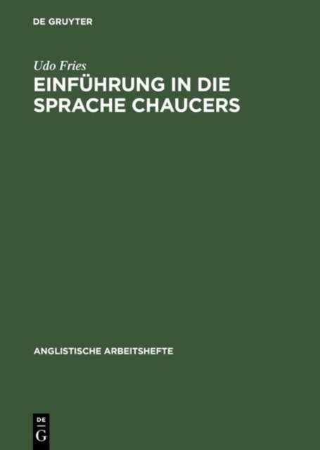 Einfuhrung in die Sprache Chaucers