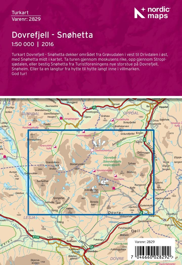 Turkart Pro Dovrefjell Snøhetta