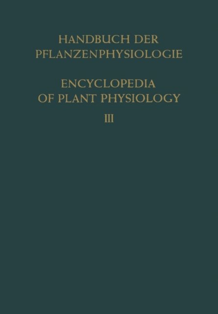 Pflanze und Wasser / Water Relations of Plants