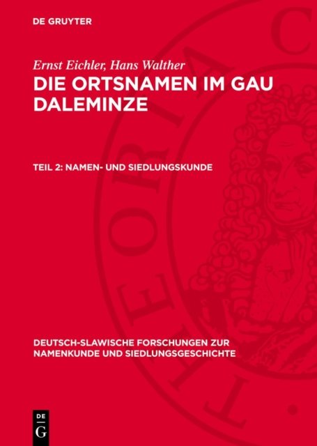Namen- Und Siedlungskunde
