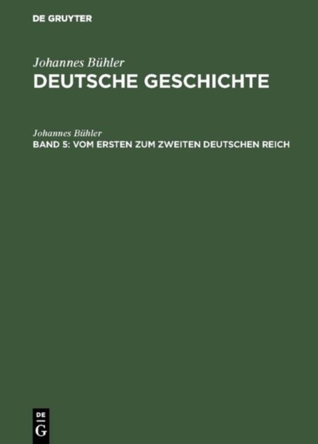 Vom Ersten Zum Zweiten Deutschen Reich