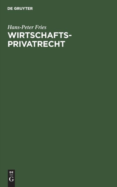 Wirtschaftsprivatrecht