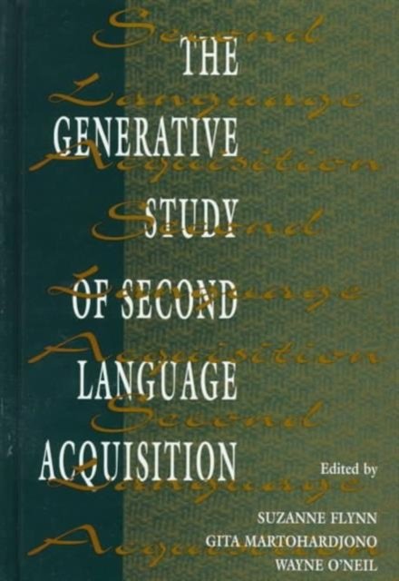 The Generative Study of Second Language Acquisition
