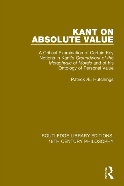 Kant on Absolute Value