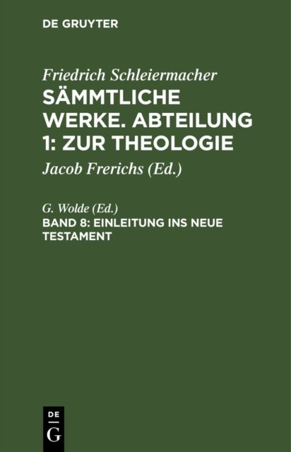 Einleitung Ins Neue Testament