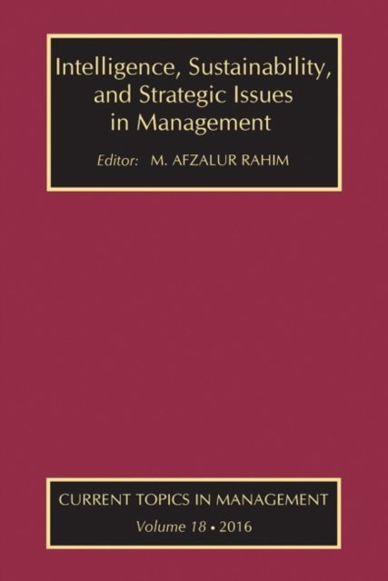 Intelligence, Sustainability, and Strategic Issues in Management