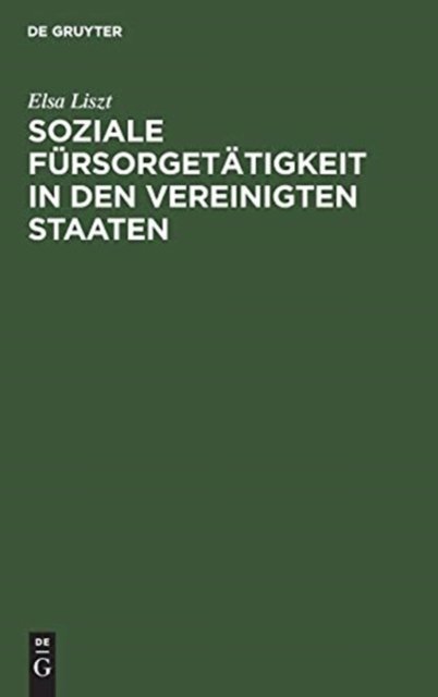 Soziale Fursorgetatigkeit in den Vereinigten Staaten