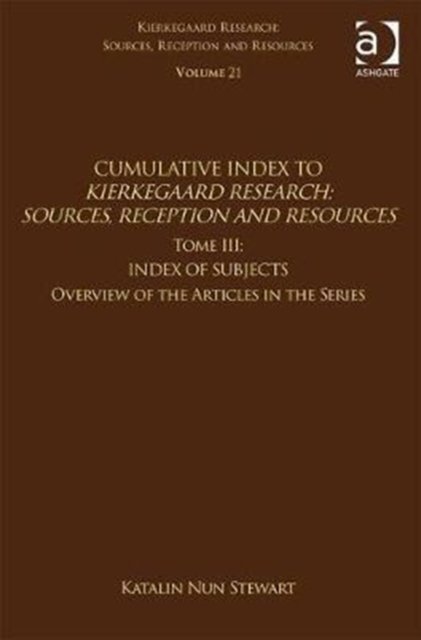Volume 21, Tome III: Cumulative Index