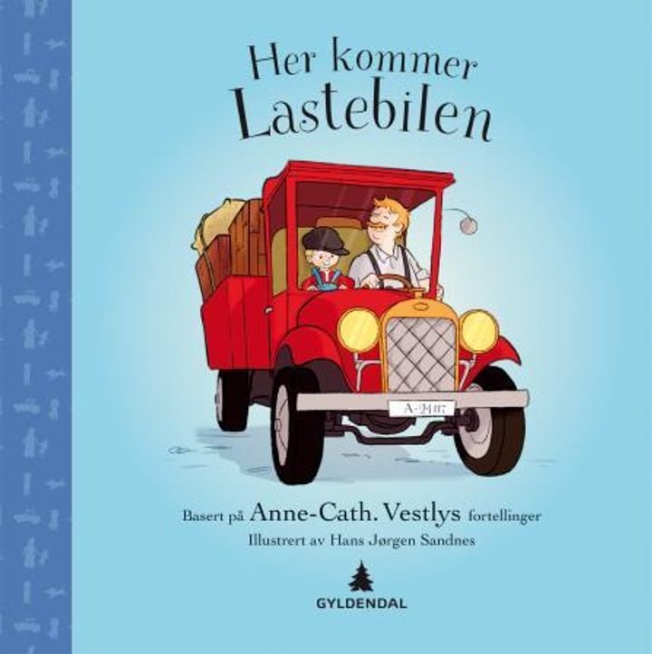 Her kommer lastebilen