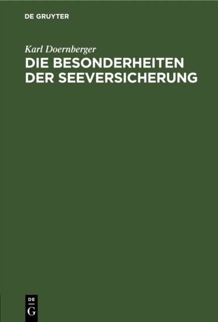 Die Besonderheiten Der Seeversicherung