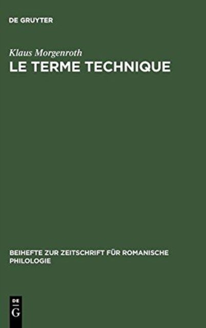 Le terme technique