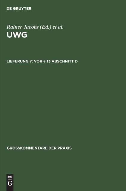VOR § 13 Abschnitt D
