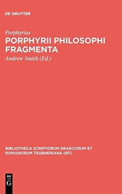 Porphyrii Philosophi fragmenta