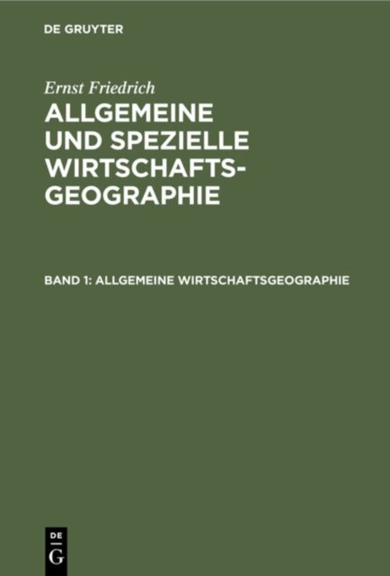 Allgemeine Wirtschaftsgeographie