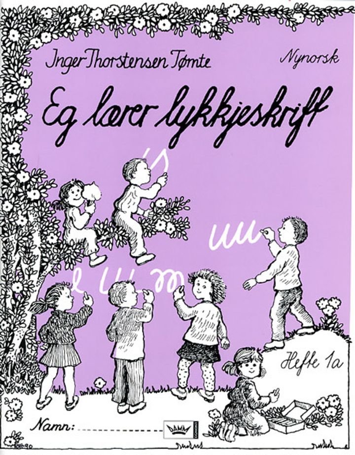 Eg lærer lykkjeskrift - hefte 1A
