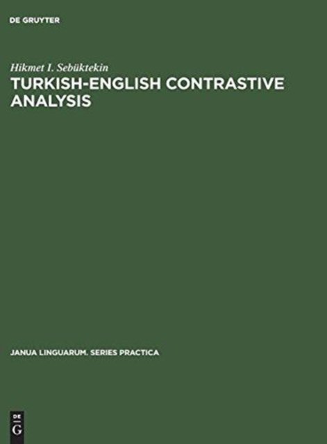 Turkish-english Contrastive Analysis