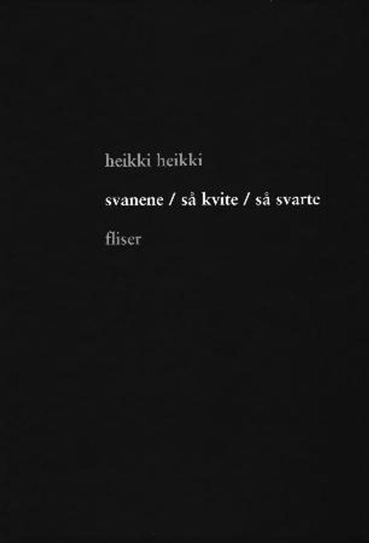 Svanene / så kvite / så svarte - fliser