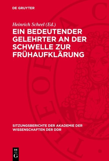 bedeutender Gelehrter an der Schwelle zur Frühaufklärung