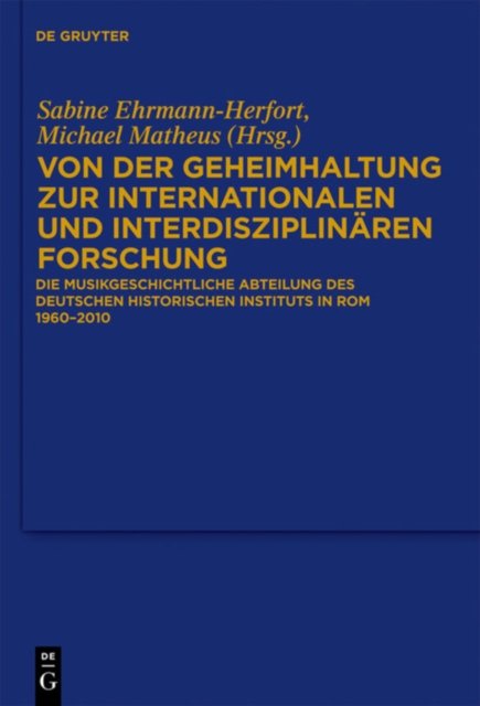Von Der Geheimhaltung Zur Internationalen Und Interdisziplinaren Forschung