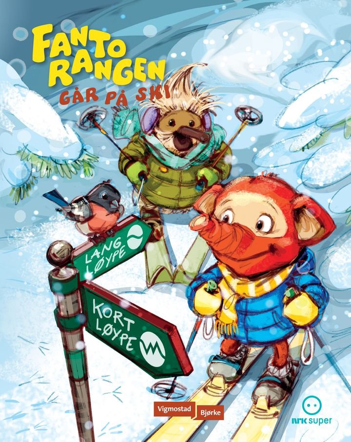Fantorangen går på ski