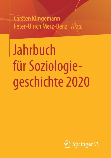 Jahrbuch fur Soziologiegeschichte 2020
