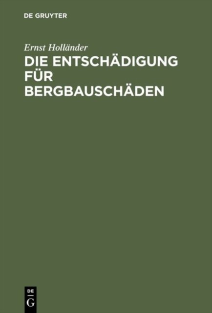 Entschädigung für Bergbauschäden