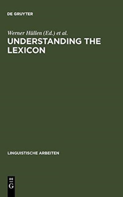 Understanding the lexicon