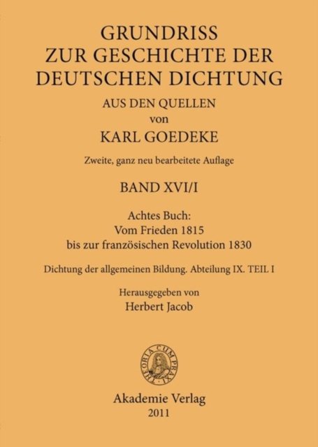 Achtes Buch: Vom Frieden 1815 Bis Zur Franzosischen Revolution 1830