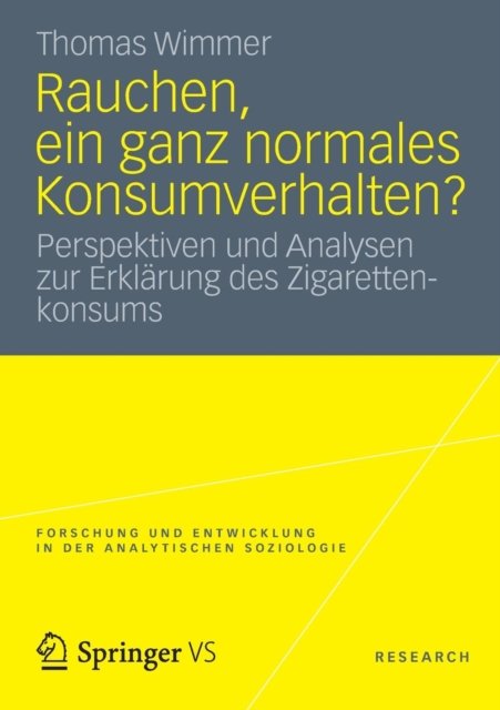 Rauchen, ein ganz normales Konsumverhalten?