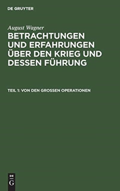 Von den großen Operationen