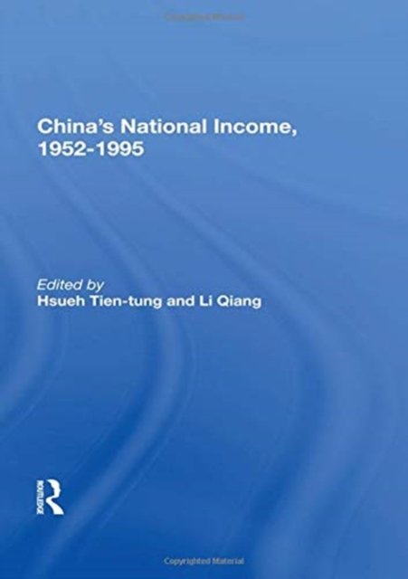 China''s National Income, 1952-1995