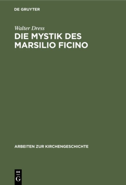 Mystik des Marsilio Ficino