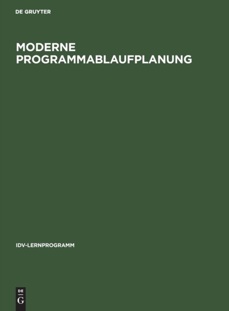 Moderne Programmablaufplanung