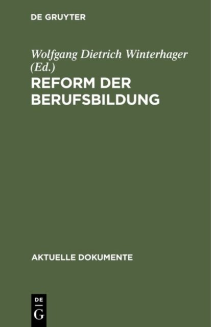 Reform der Berufsbildung