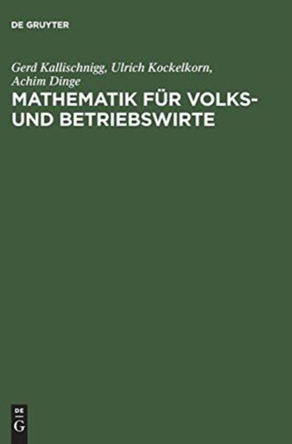 Mathematik für Volks- und Betriebswirte