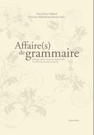 Affaire(s) de grammaire