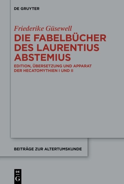 Fabelbücher des Laurentius Abstemius