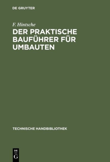 Der praktische Baufuhrer fur Umbauten