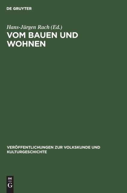 Vom Bauen Und Wohnen
