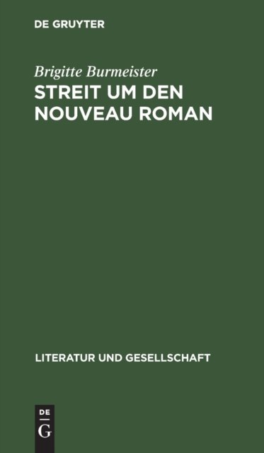 Streit Um Den Nouveau Roman