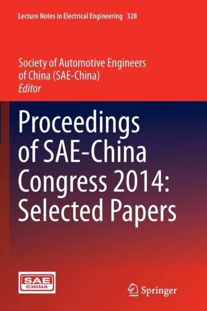 Proceedings of SAE-China Congress 2014
