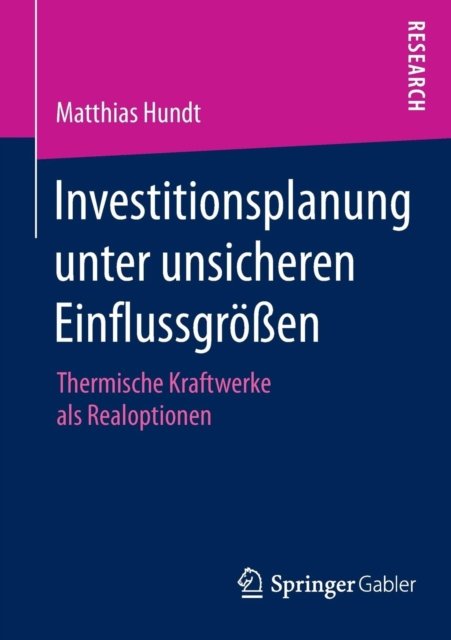 Investitionsplanung unter unsicheren Einflussgroßen