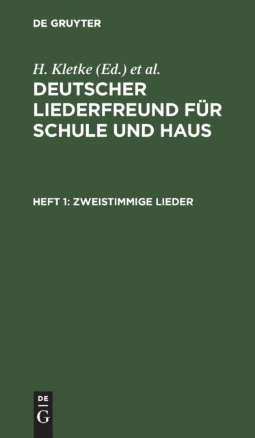 Zweistimmige Lieder
